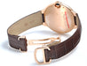 Boucle déployante compatible avec bracelets montre Cartier - 12mm, 14mm, 16mm, 18mm - watch band leather strap - ABP Concept -