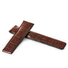Tag Heuer - Bracelet-montre cuir - Alligator (noir, marron foncé, marron moyen, gris, bleu) - watch band leather strap - ABP Concept -
