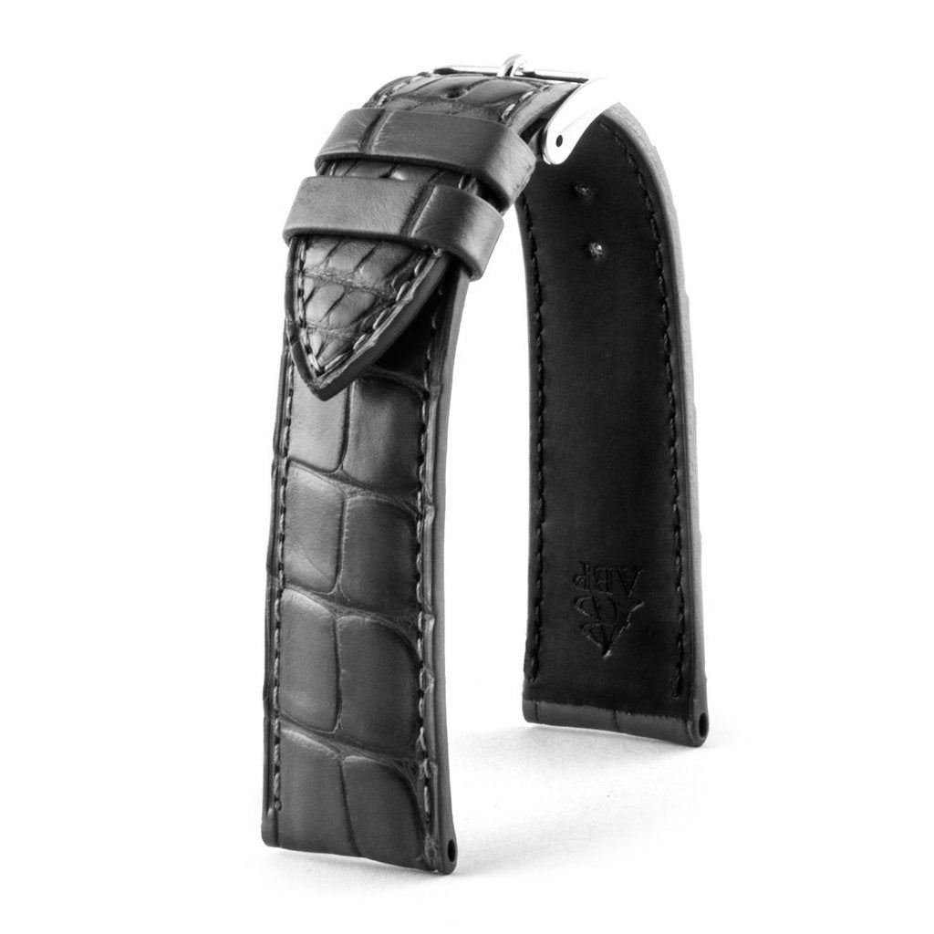 Bracelet Montre Longines Master Collection 19mm Cuir Alligator Marron Mat Bracelet Montre Longines Master Collection 19mm Cuir Alligator Marron Mat