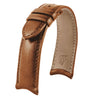Anses courbes - Bracelet pour montre cuir - Veau (noir, marron, gris, bleu) - watch band leather strap - ABP Concept -