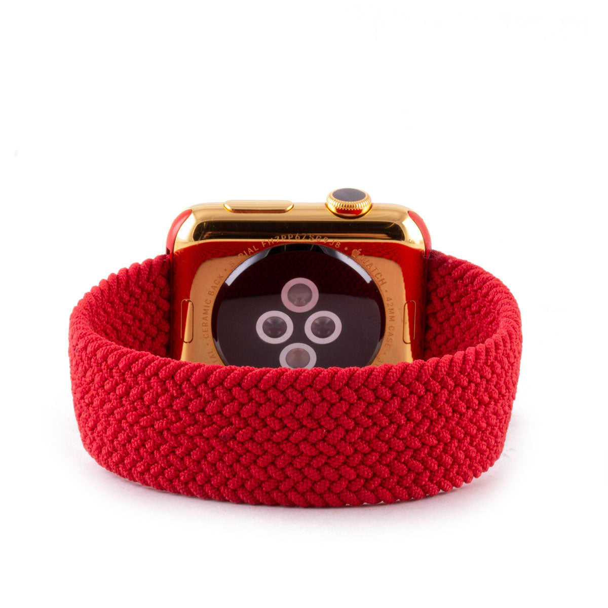 Apple Watch - Bracelet montre tissu - Nylon élastique (noir, bleu, kaki, rouge...)