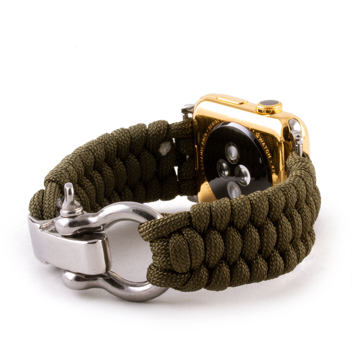 Apple Watch - Bracelet montre tissu - Paracorde (noir, bleu, kaki, camo...)