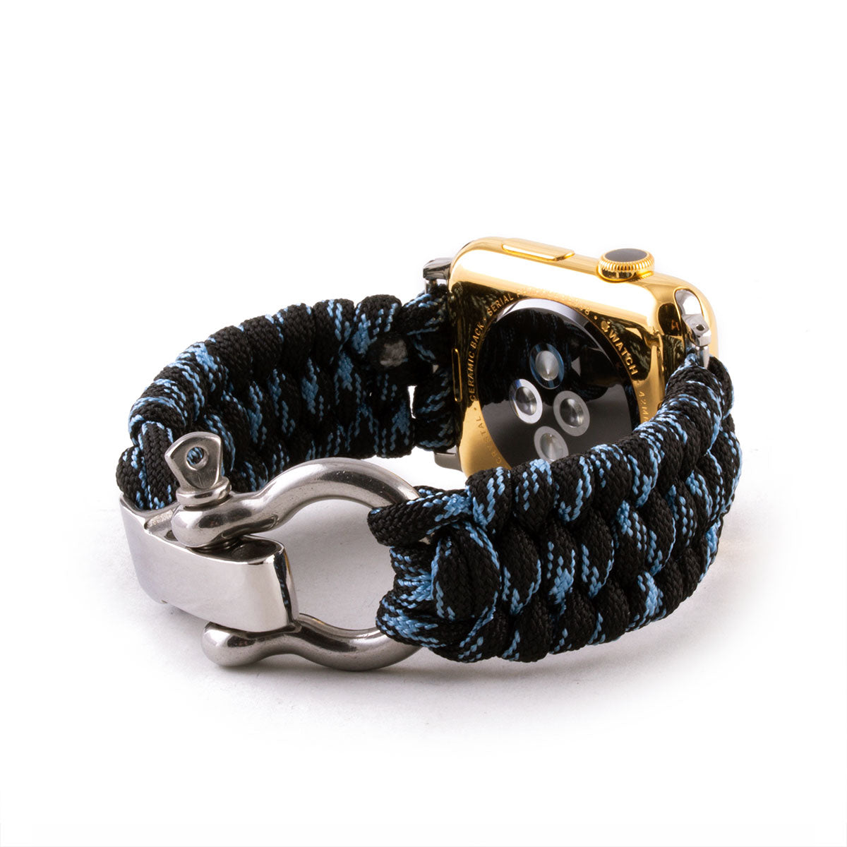 Apple Watch - Bracelet montre tissu - Paracorde (noir, bleu, kaki, camo...)