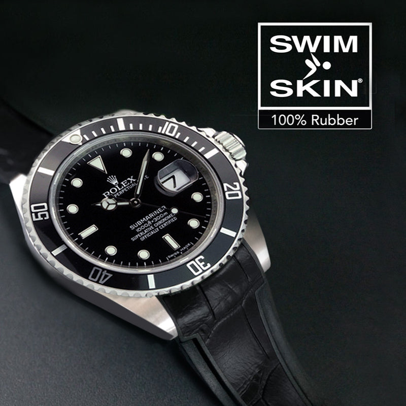 Rolex - Rubber B - Bracelet caoutchouc pour Submariner 40mm Non-Ceramic - SwimSkin®