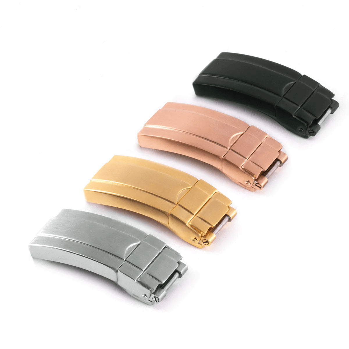 Rolex – Bracelet montre intégré caoutchouc type Oysterflex 20mm – Rubber camo (blanc, gris, bleu, vert...)
