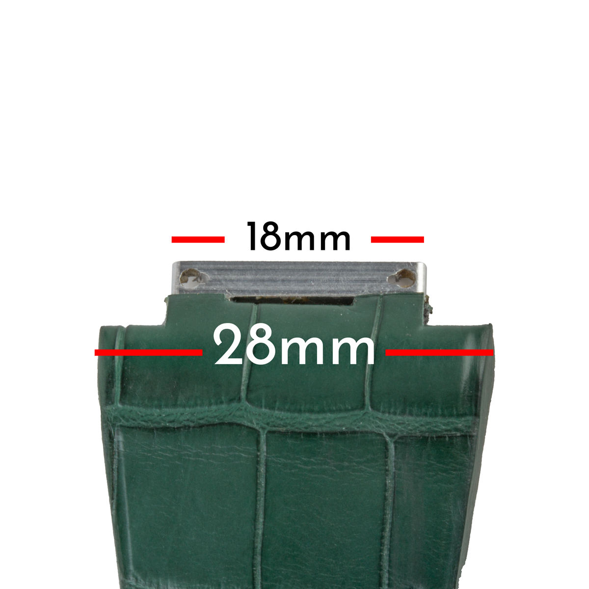 ​Richard Mille - Velcro leather watch strap - Alligator (black, brown, green, orange, grey, red)