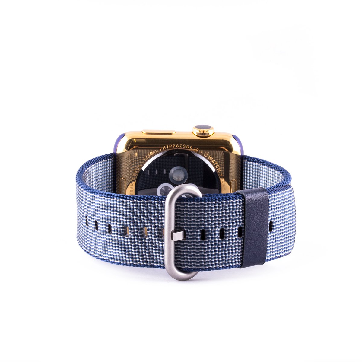 Apple Watch - Bracelet pour montre tissu - Nylon (noir, bleu, blanc / gris, ...) - watch band leather strap - ABP Concept -