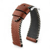 Panerai Luminor & Radiomir - Bracelet montre "Football américain" - Veau marron - watch band leather strap - ABP Concept -