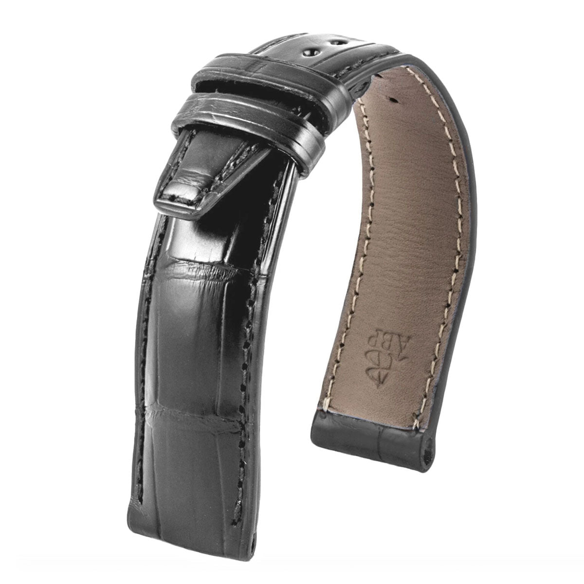 IWC Portofino Leather watch band- Alligator (black, brown, grey