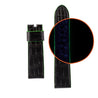 Panerai Radiomir & Luminor - Bracelet montre cuir fluorescent - Alligator noir / vert - watch band leather strap - ABP Concept -