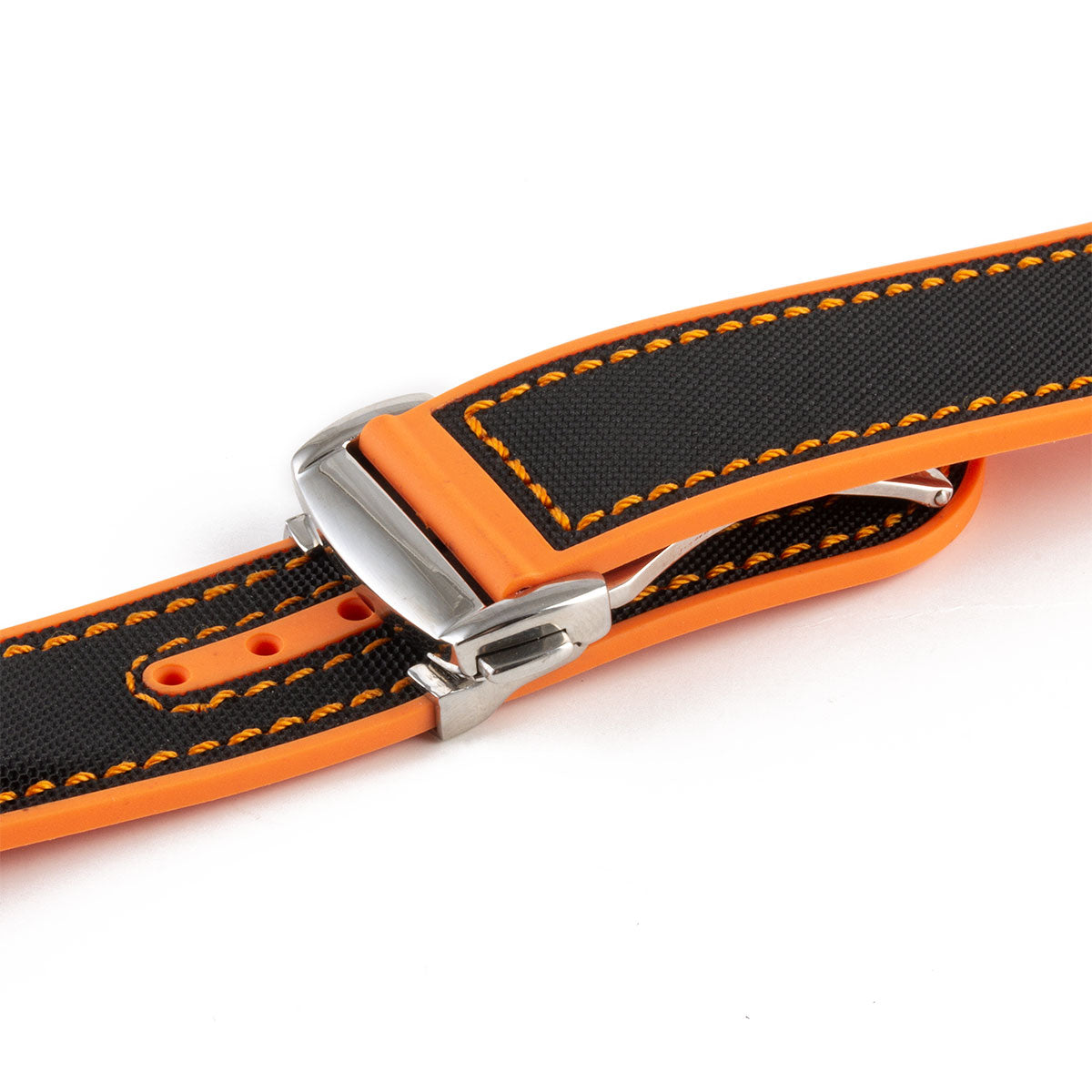 Orange Omega Bracelet Omega Speedmaster Seamaster Cordura Effect