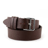 Bracelet ornemental cuir type Hermès - Veau grainé (noir, marron, blanc, rouge...) - watch band leather strap - ABP Concept -