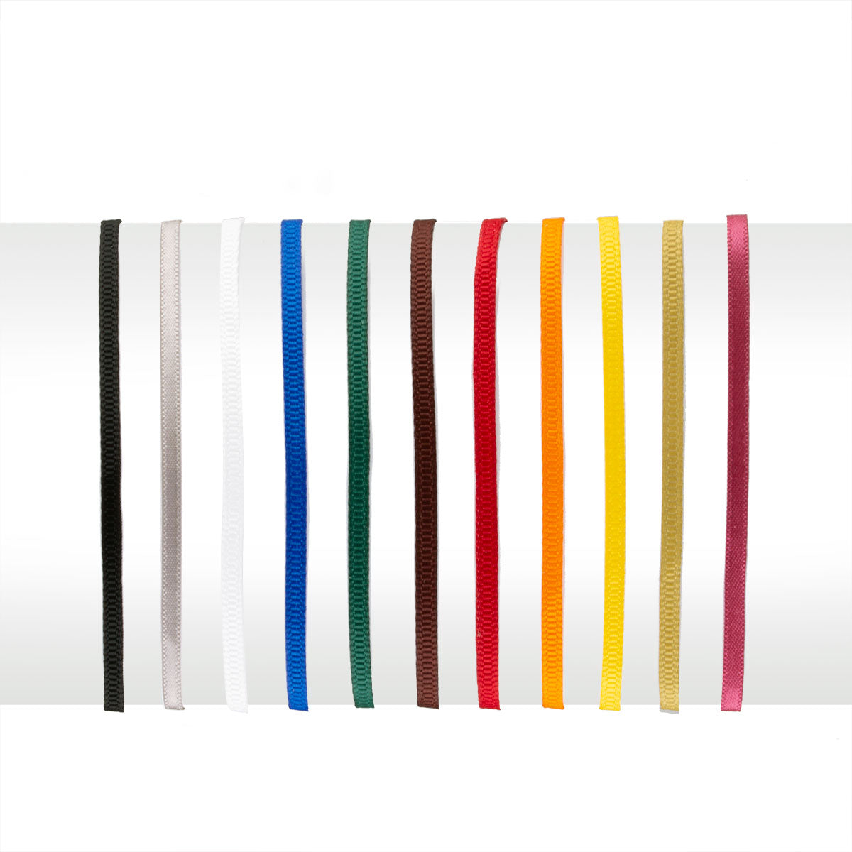 Bracelet ruban tissé toutes couleurs woven nylon strap all colors