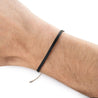 Bracelets ruban tissé wrist woven ribbon strap on wrist