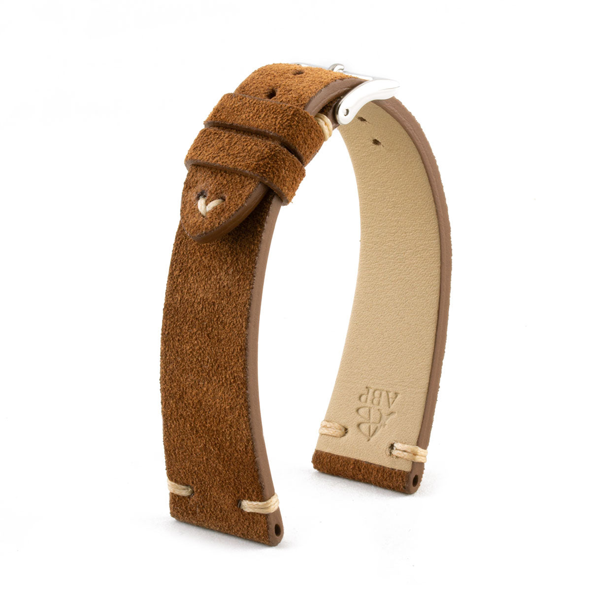 Vintage strap Leather watch band Calf suede (multiple colors