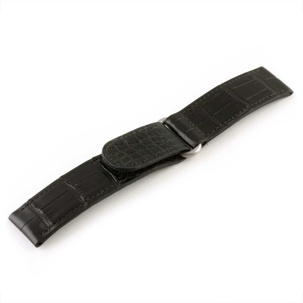 Bracelet-montre velcro cuir - Alligator