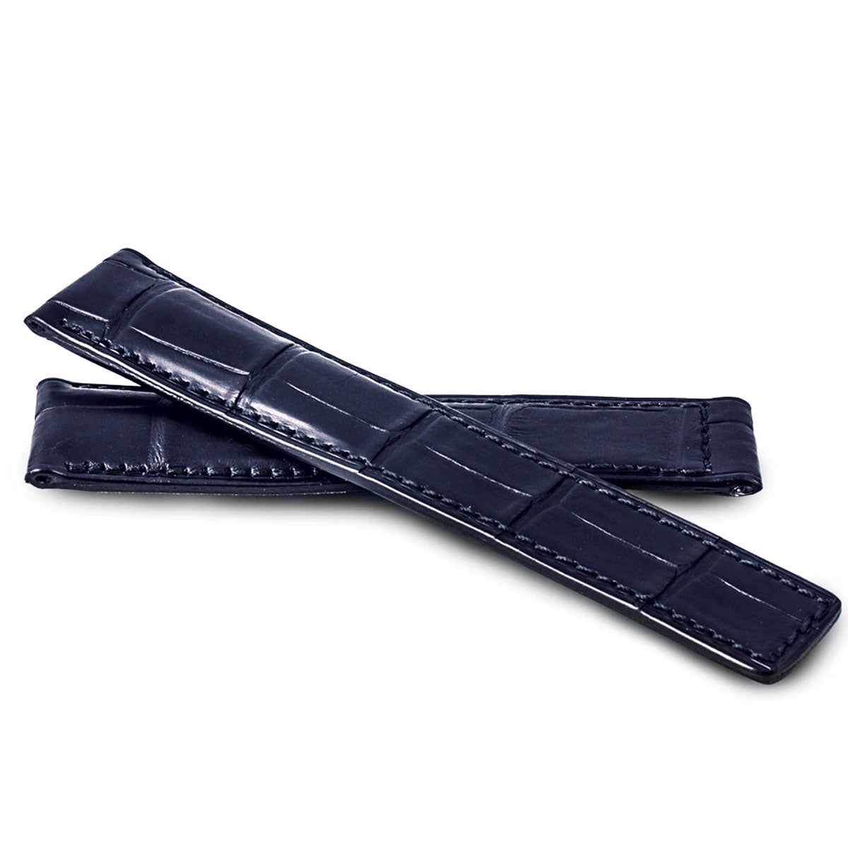 Breitling - Bracelet pour montre cuir - Alligator - watch band leather strap - ABP Concept -