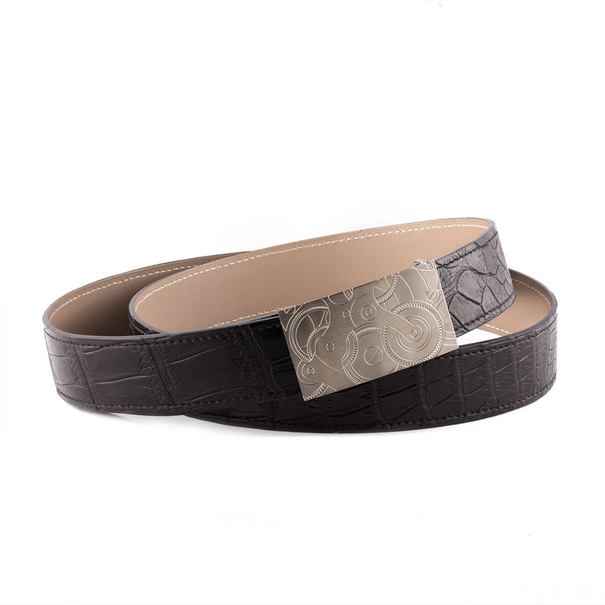 Hermès style reversible belt – Alligator Paris store – ABP Concept