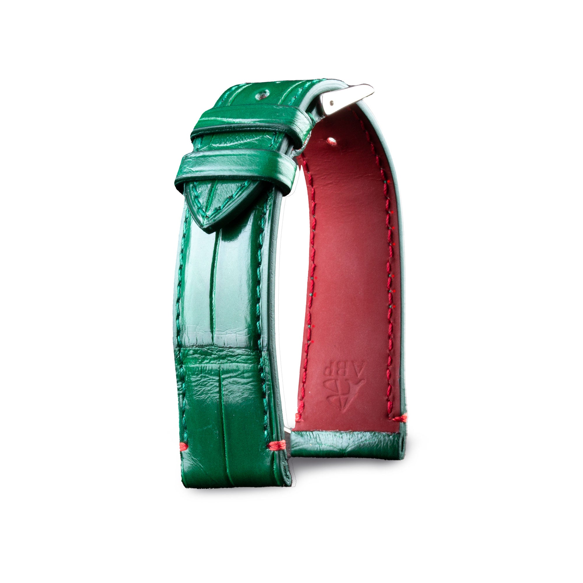 Bracelet classique ABP Concept X Hanhart 1882  pour montres 417 ES - Bracelet-montre cuir - Alligator