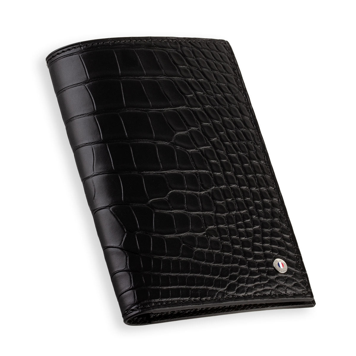 Leather Passport Holder "Essential" - Genuine alligator (black, blue, green, brown, orange...)