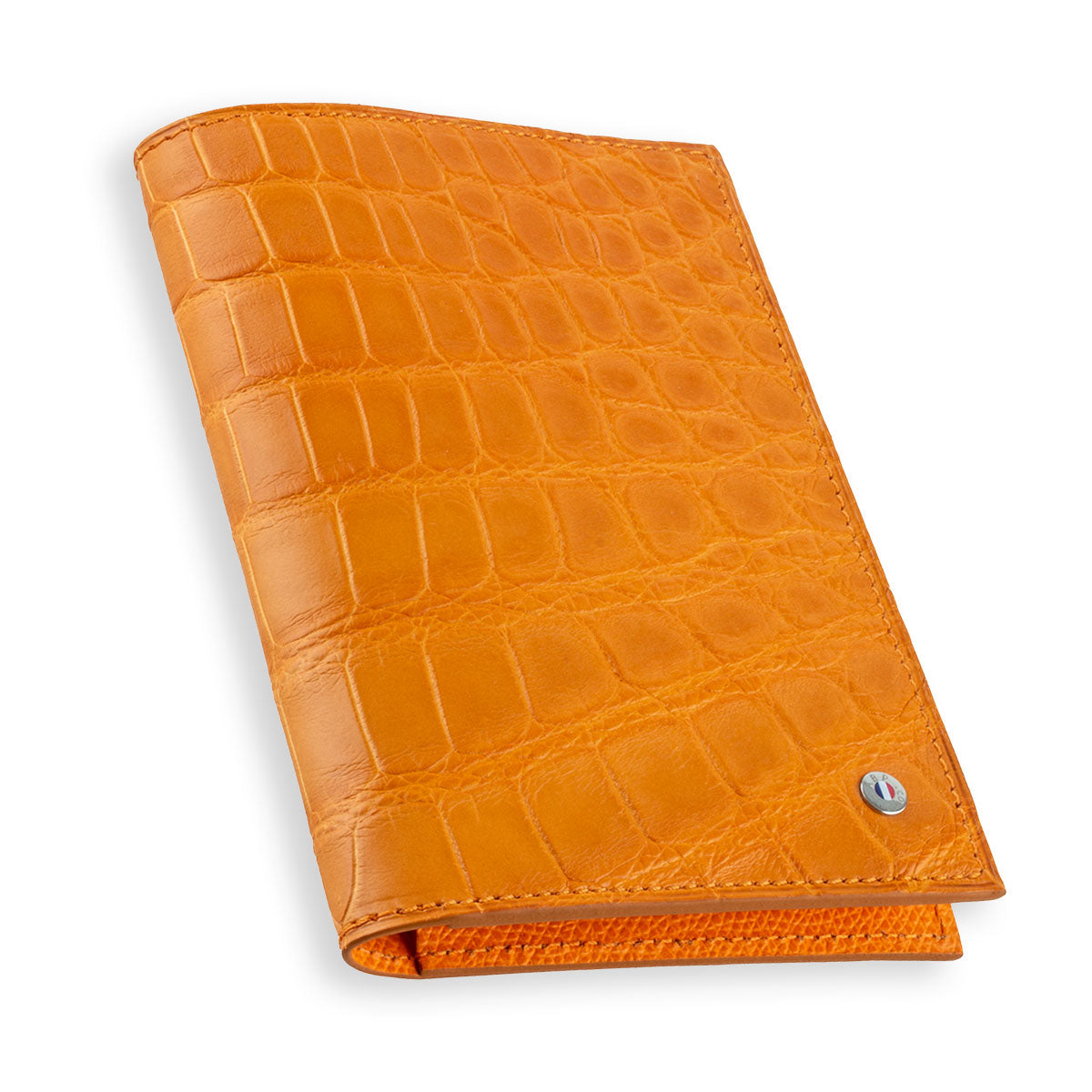 Etui à Passeport en cuir "Essential" - Alligator (noir, bleu, vert, marron, orange...)