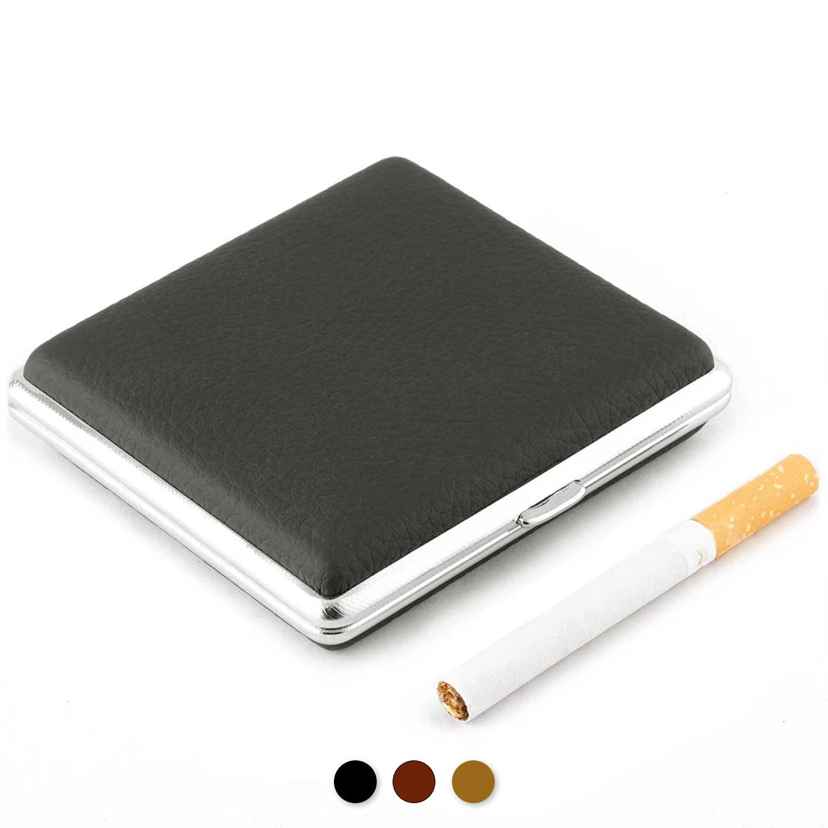  HERMES Cigar Case Ashtray Case Cigarette Case Leather Unisex  Used : Clothing, Shoes & Jewelry