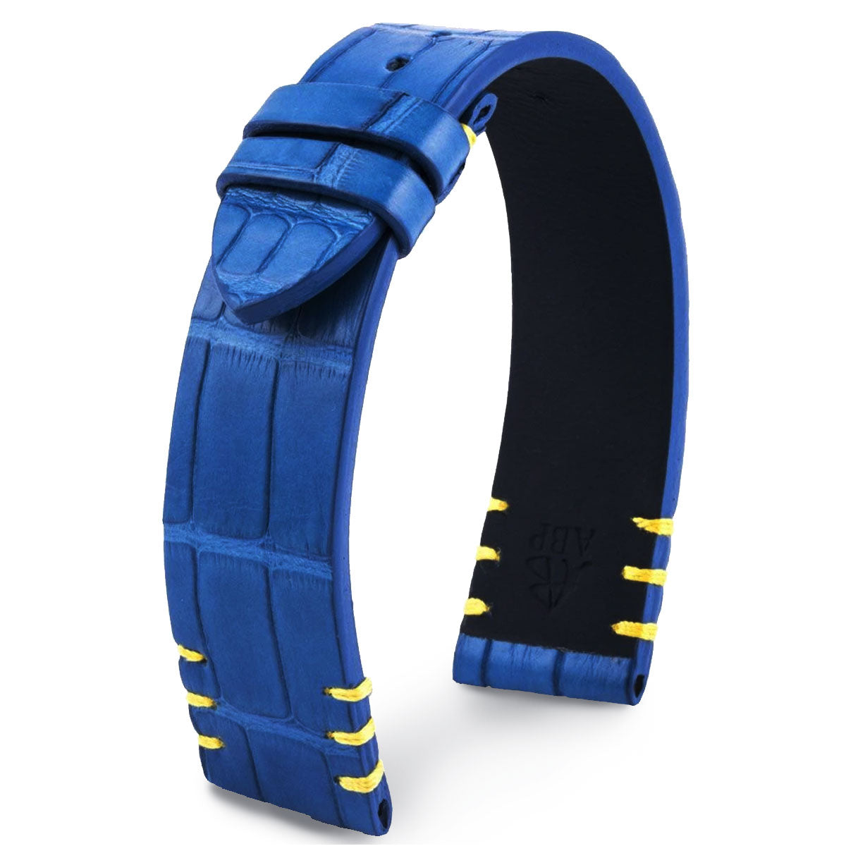 Bracelet de montre cuir - Europa - Alligator bleu