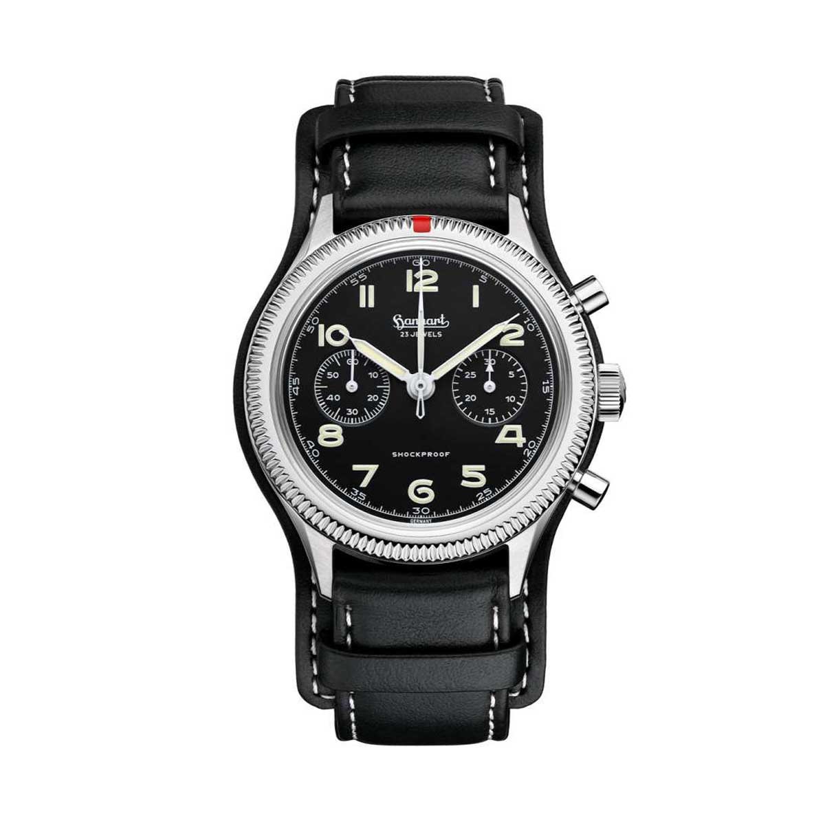 Hanhart 1882 Watch - Pioneer 417 ES 42mm – Atelier du Bracelet