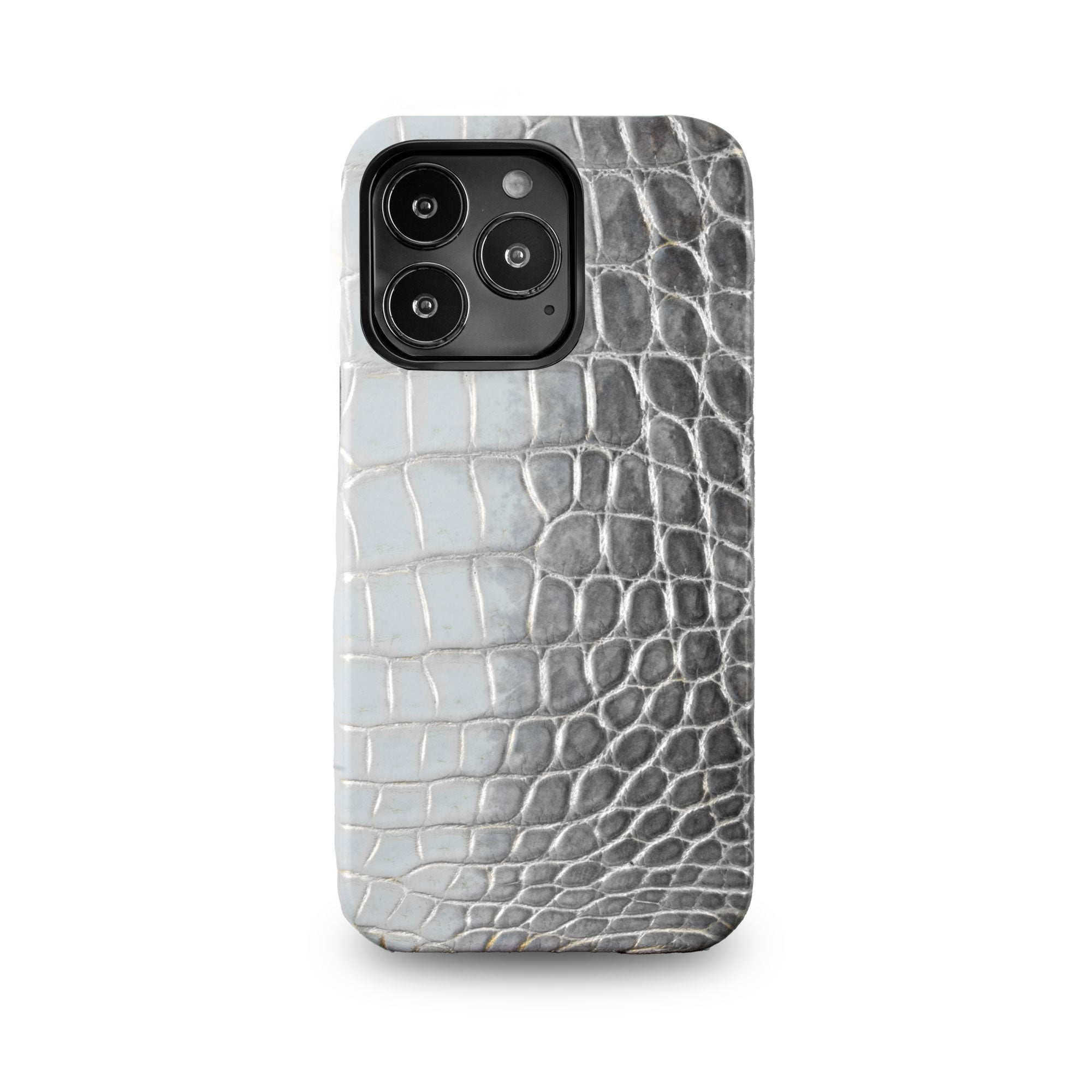 Coque cuir Himalaya pour iPhone 15, 14 & 13 Pro & Pro Max - Alligator / Crocodile