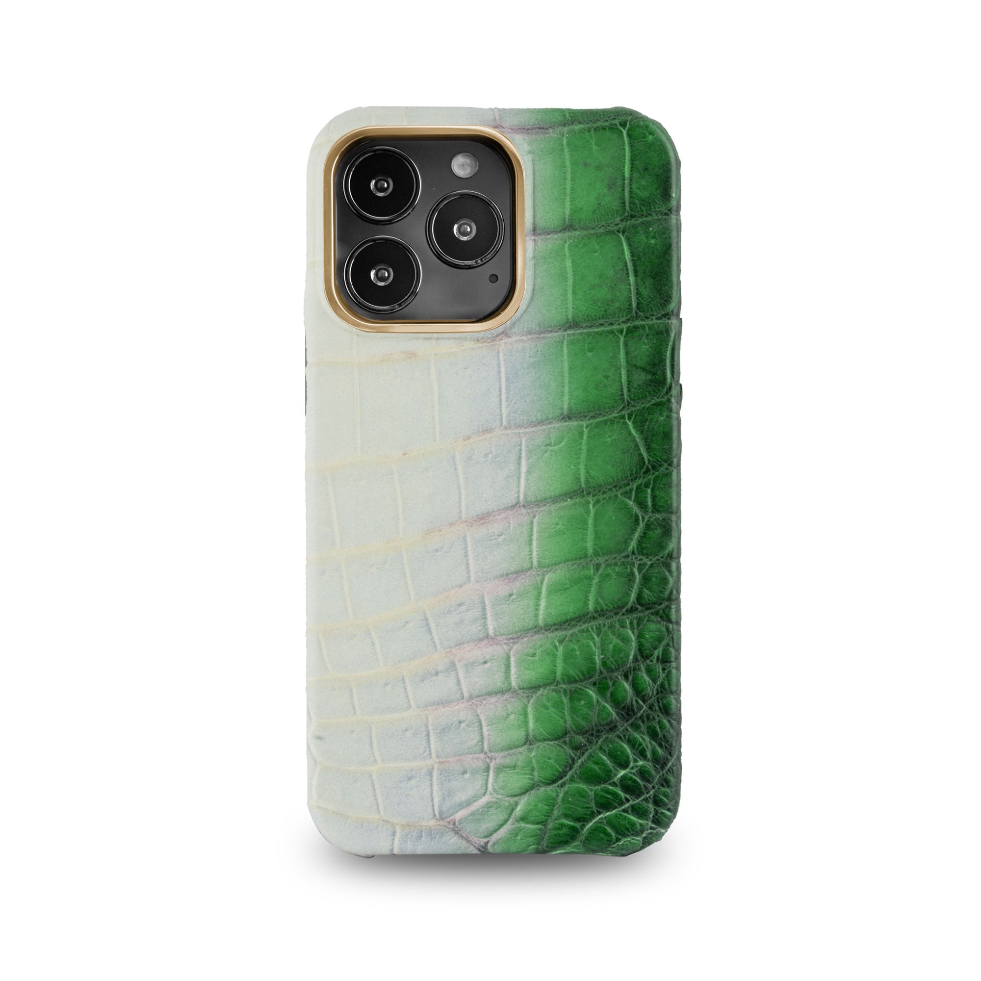 Leather iPhone HIMALAYA case / cover - iPhone 13 ( Pro / Max ) - Genuine alligator
