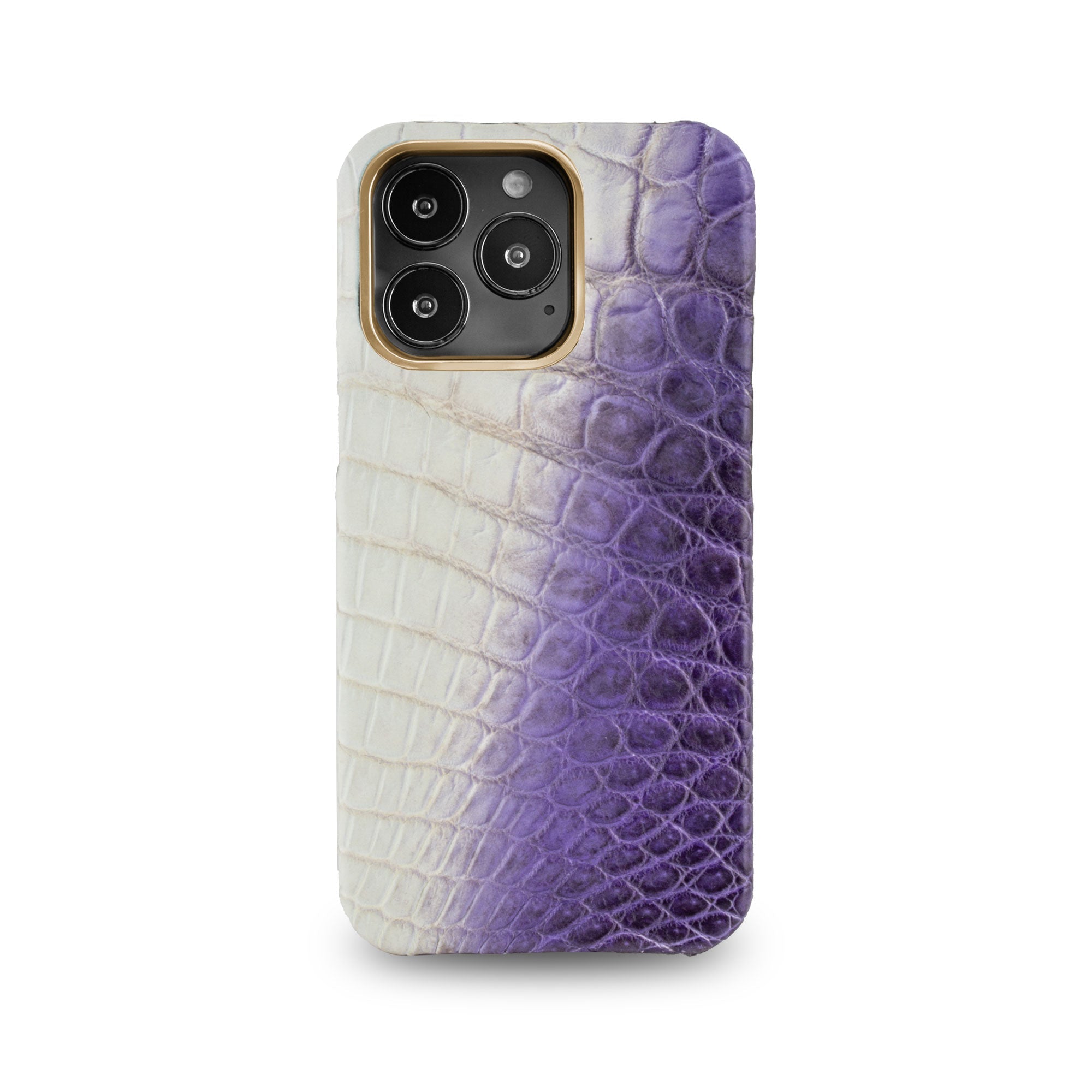 Coque cuir Himalaya pour iPhone 15, 14 & 13 Pro & Pro Max - Alligator / Crocodile