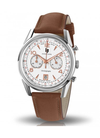 Lip Watch Himalaya 40mm Chronograph white pink gold – ABP Concept
