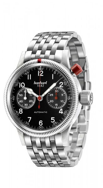 Hanhart 1882 Watch - Pioneer Mk I Black