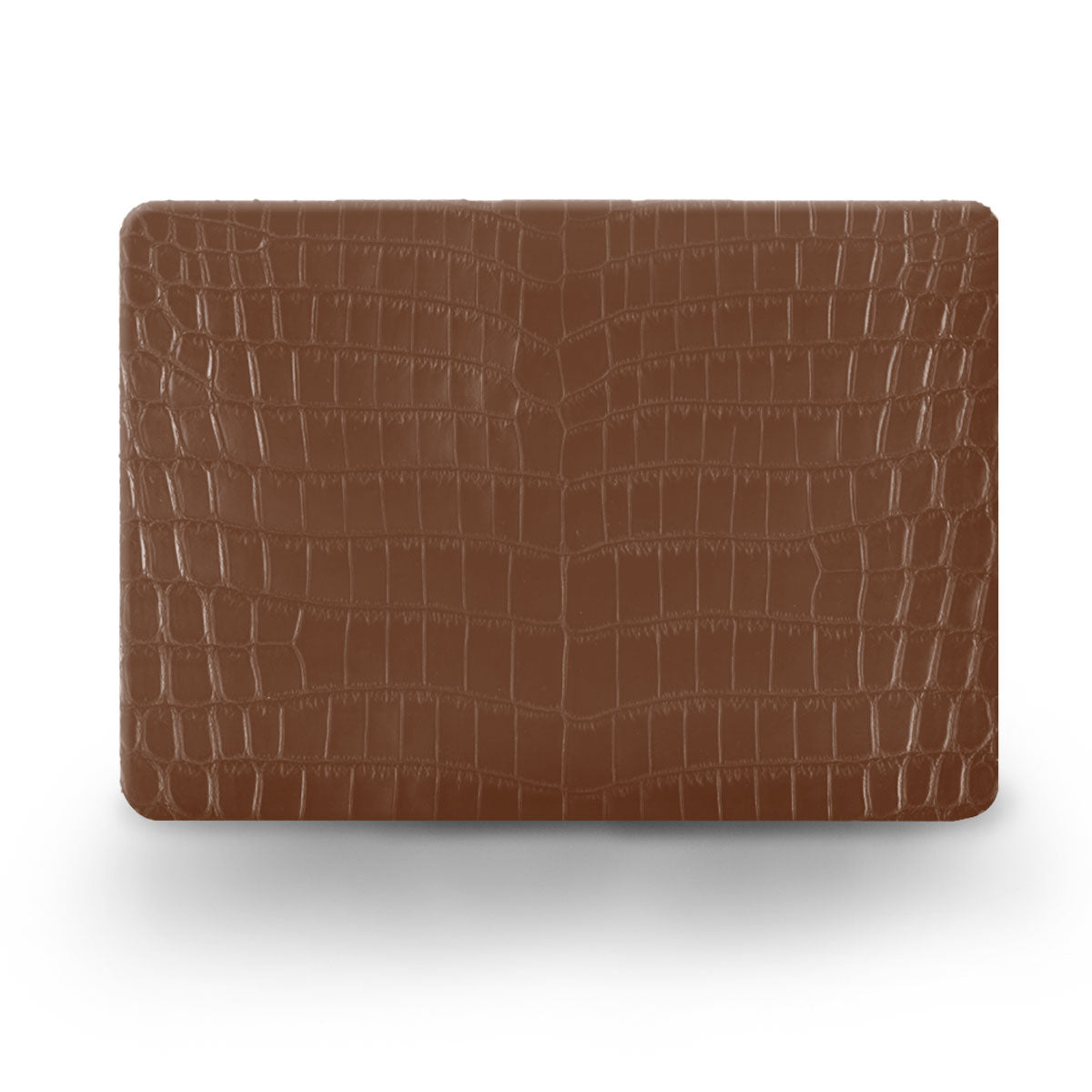 Leather Macbook case / back cover - Macbook Pro & Air (13, 14, 15 and 16 inches) - Genuine alligator