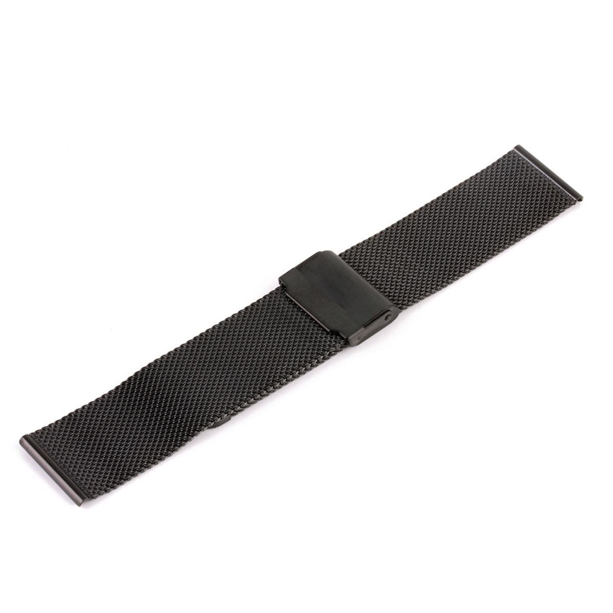 Maille milanaise - Bracelet de montre métal - Acier inox (acier, plaqué-or, PVD noir)