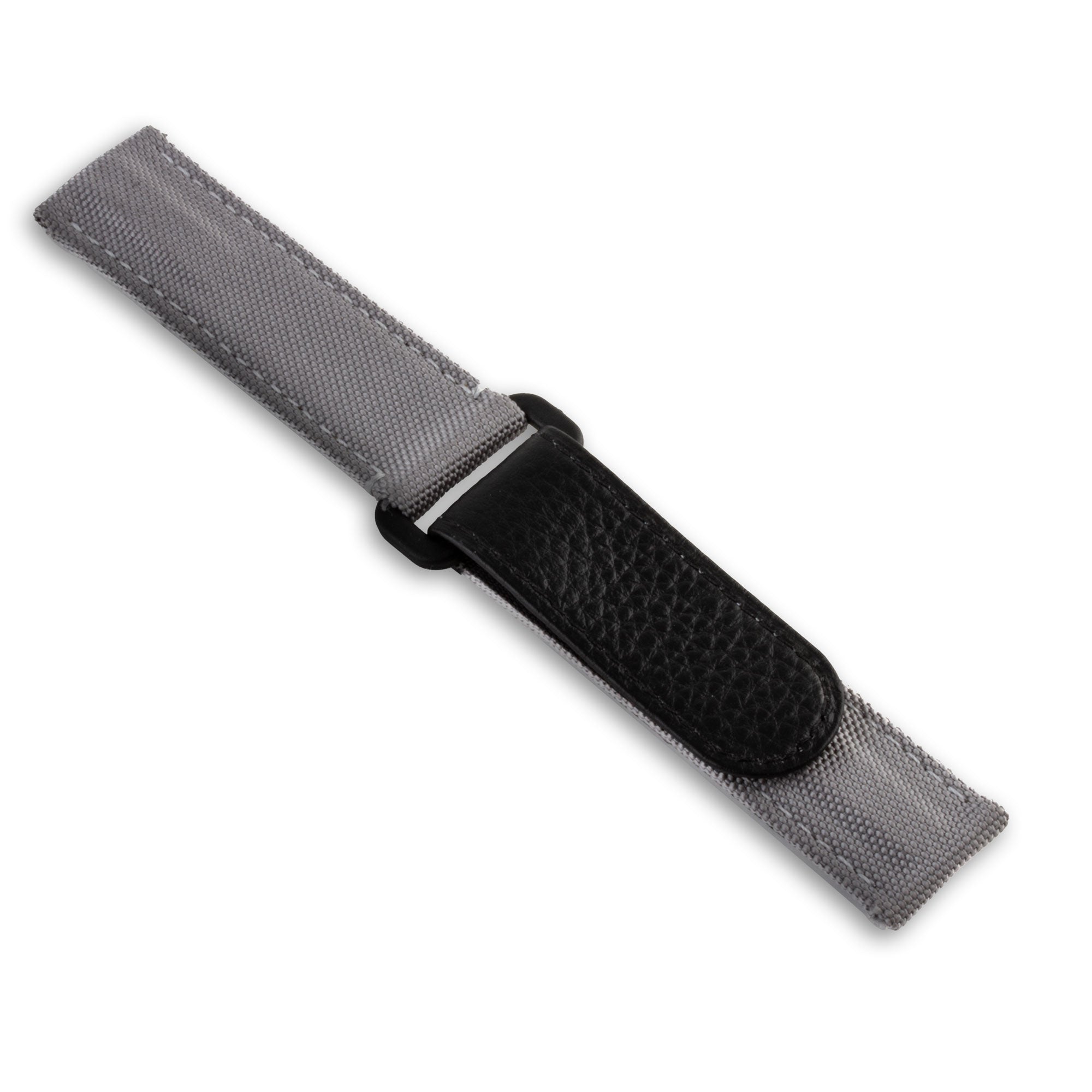 Velcro leather watch band - Cordura
