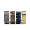 Bracelet de montre Nato - Nylon / Tissu - Couleur unie (noir, marron, gris, bleu, rouge, blanc, orange, kaki, rose...) - watch band leather strap - ABP Concept -