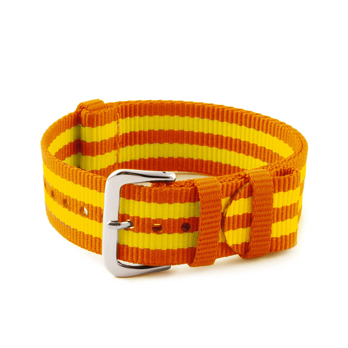 Natocean - Bracelet montre nylon recyclé (noir, gris, blanc, beige, bleu, marron, vert, orange, jaune)