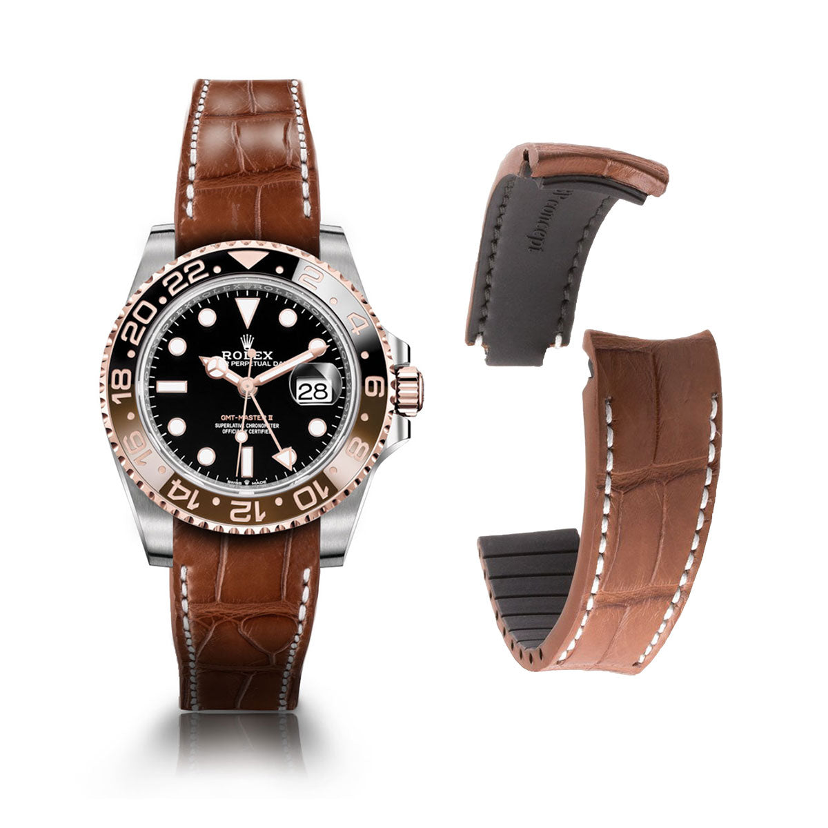 Rolex R Strap leather watch strap Special editions