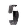 Rolex – Bracelet pour montre cuir R Strap  – Alligator noir contrasté (bleu, marron, gris, vert...) - watch band leather strap - ABP Concept -
