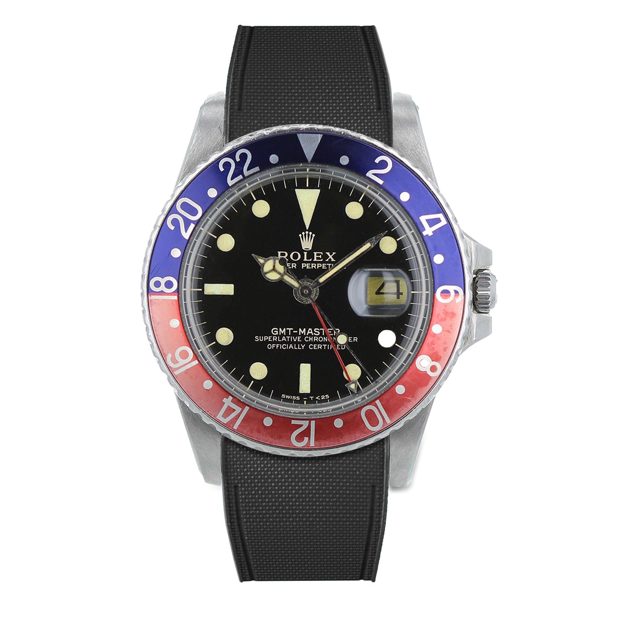 Rolex – R strap Premium - Bracelet-montre caoutchouc motif cordura pour GMT Master & bracelet Jubilé