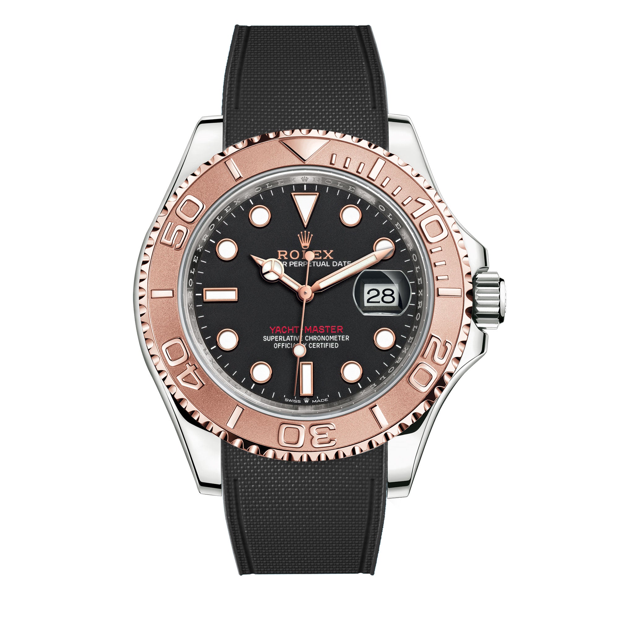 journalist Imitatie passie R strap rubber watch band for Rolex Yachtmaster 40mm & Oyster bracelet –  ABP Concept