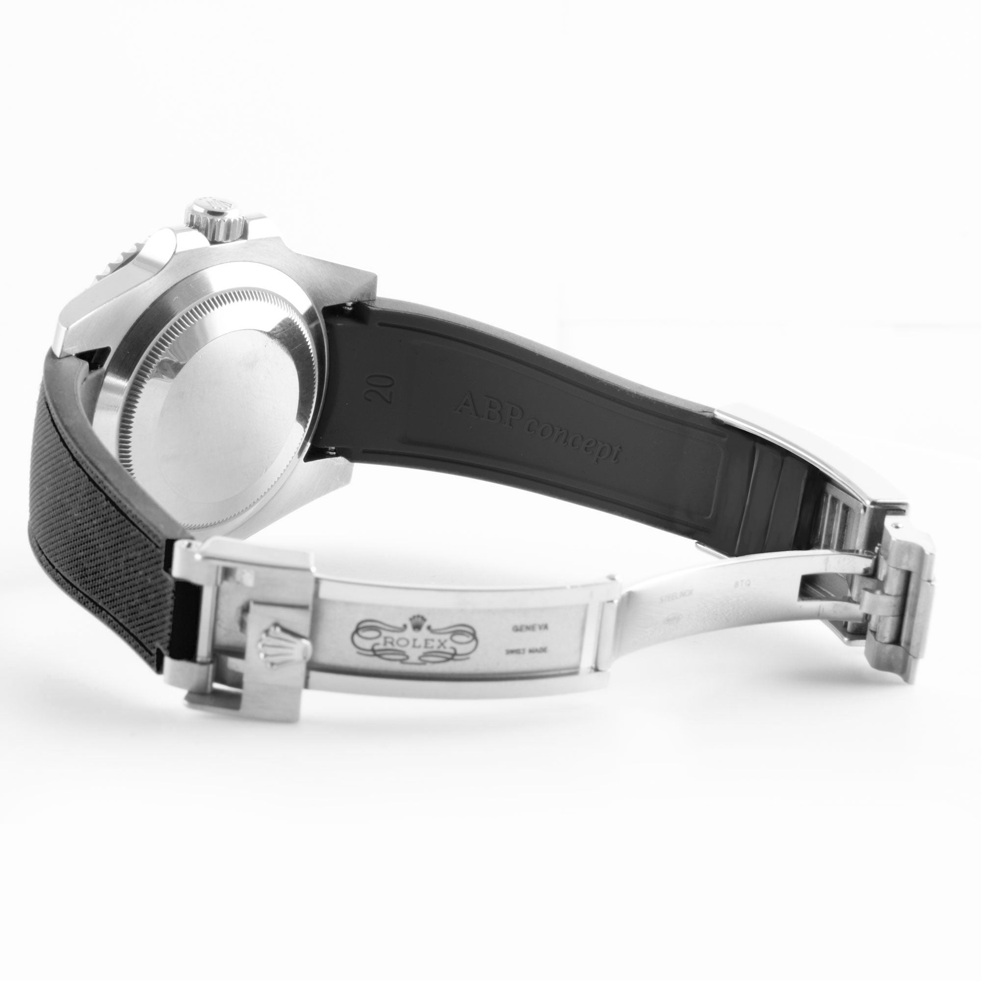 ​Rolex - R Strap Premium – Cordura pattern rubber watch band for Explorer II 42mm (216570) & Oyster bracelet