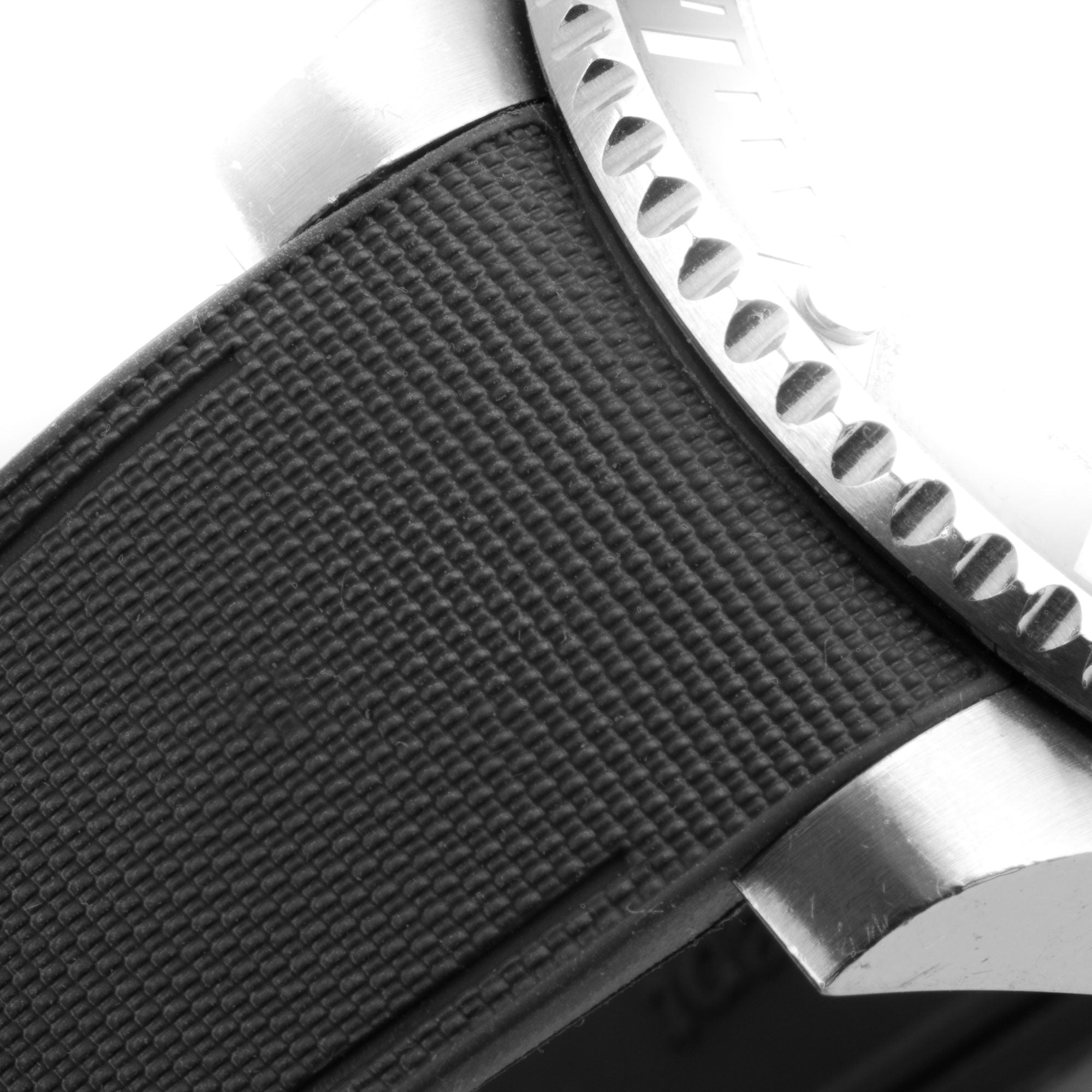 ​Rolex - R Strap Premium – Cordura pattern rubber watch band for GMT Master II non-ceramic & Jubilee strap
