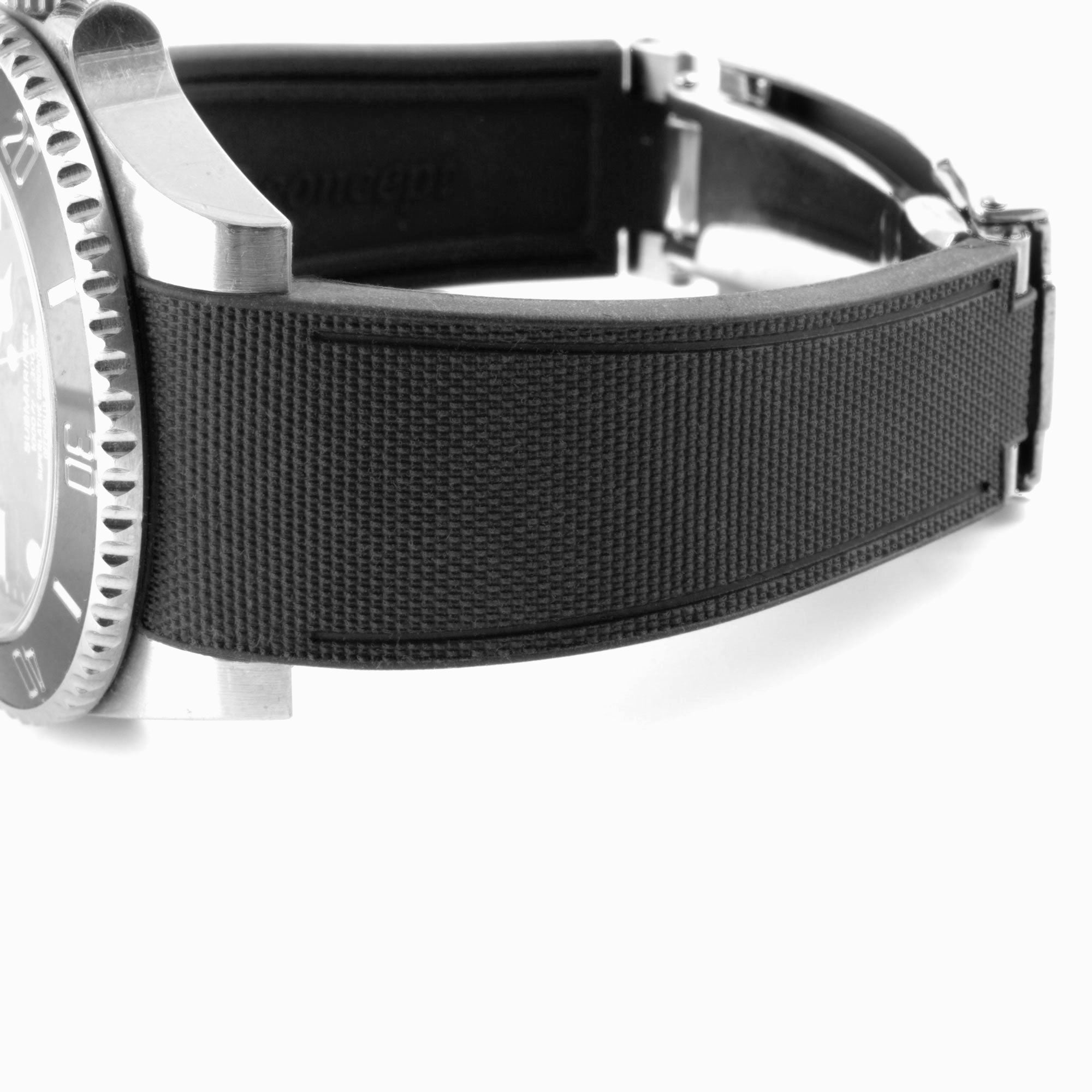 Rolex – Bracelet-montre R Strap caoutchouc premium - Motif cordura – Rubber (noir, marron, gris, bleu, rouge, blanc, orange, kaki, blanc)