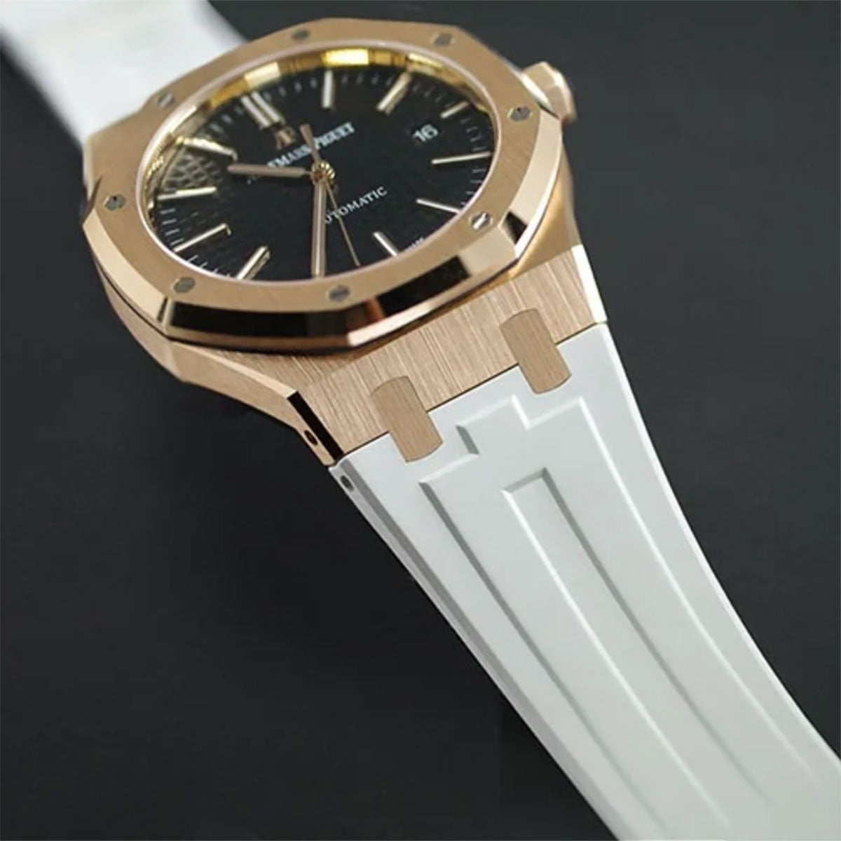 Audemars Piguet - Rubber B strap for Royal Oak 41mm on alligator - Classic Series