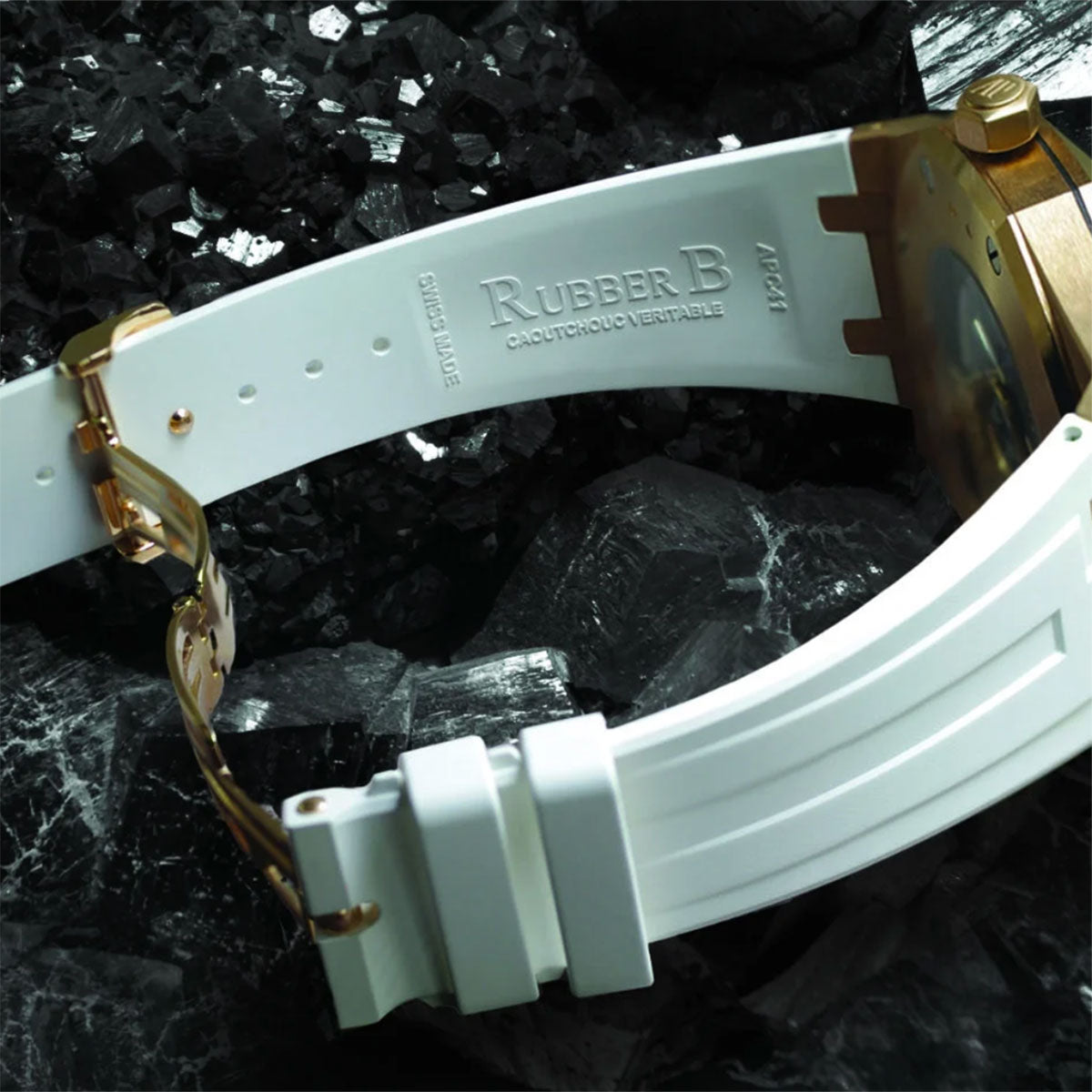 Audemars Piguet - Rubber B strap for Royal Oak 41mm on alligator - Classic Series