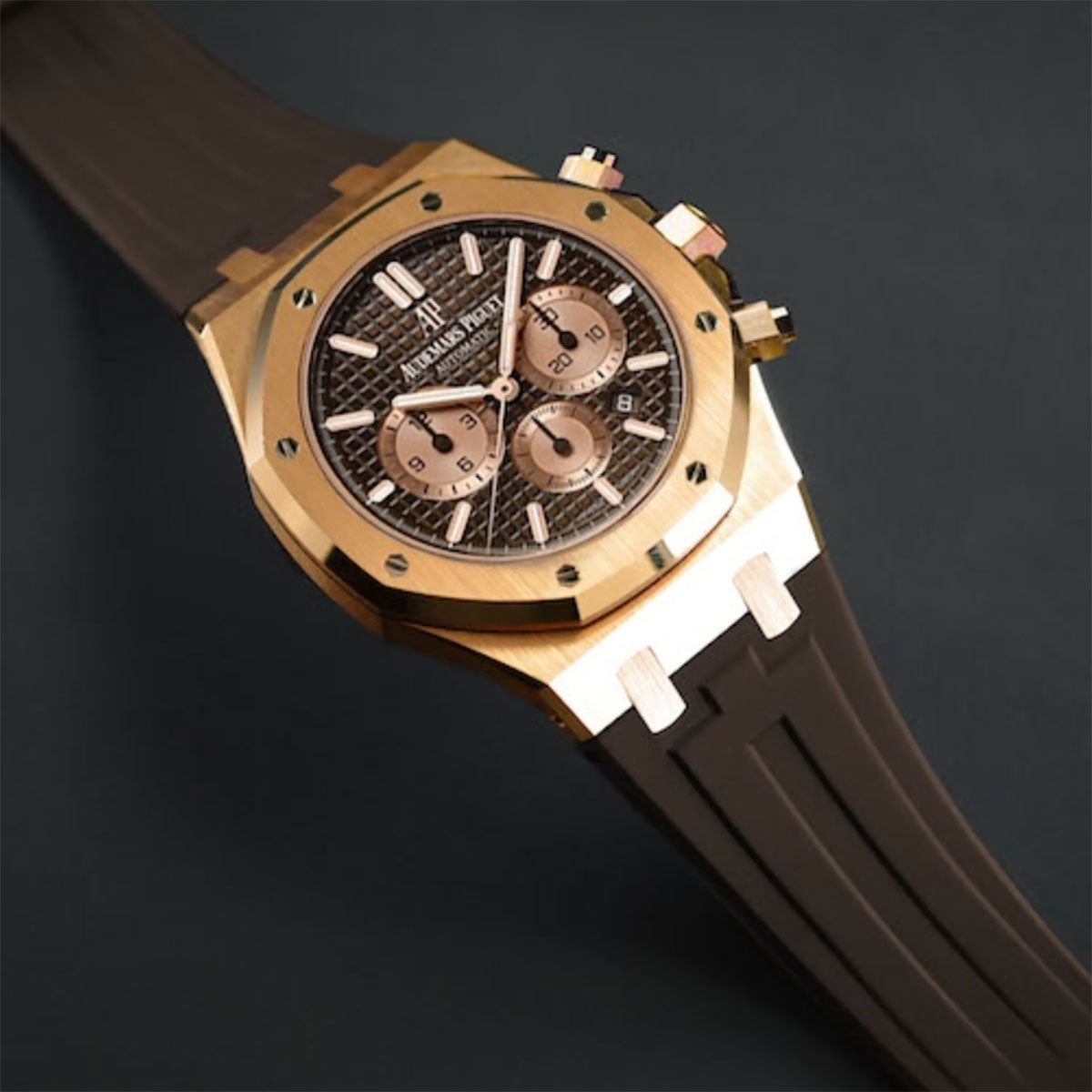 Audemars Piguet Rubber B strap Royal Oak 41mm on alligator