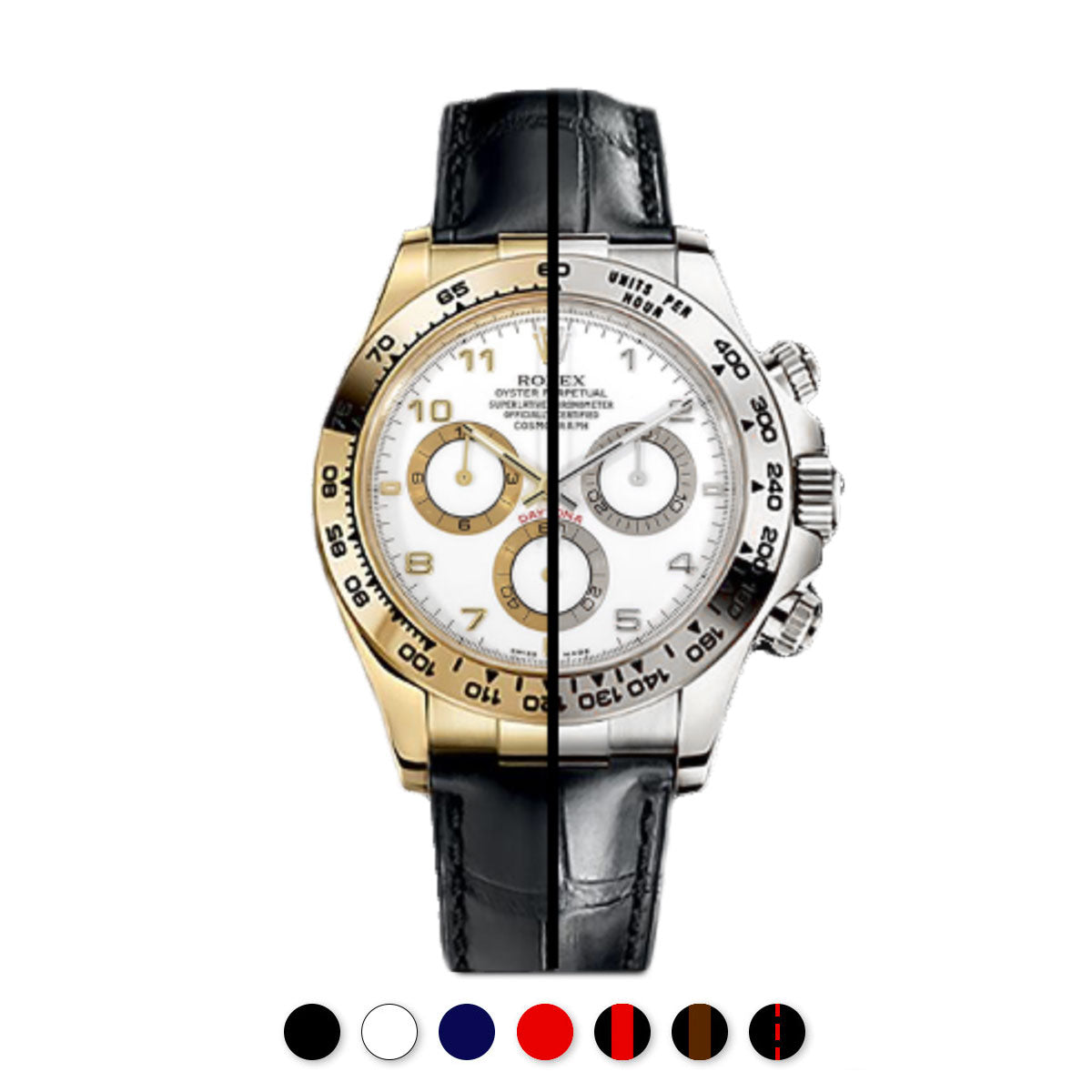 Omega MoonSwatch - Bracelet de montre cuir Mission to Alligator – ABP  Concept