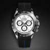 Rolex - Rubber B - Bracelet caoutchouc Daytona Ceramic Bezel Oyster Bracelet - Série classique - watch band leather strap - ABP Concept -